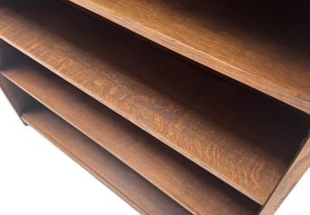 Art Deco Amsterdamse School Open Bookcase by Willem Penaat for Metz & Co., 1920s